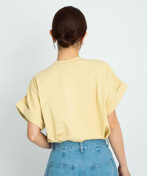 URBAN RESEARCH Sonny Label(アーバンリサーチサニーレーベル)の「ダブルタックフレンチスリーブプルオーバー(Tシャツ/カットソー・レディース・イエロー/チャコールグレー/オフホワイト/ブルー・FREE)」の10枚目の写真