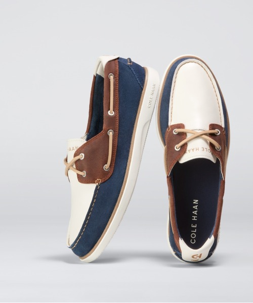 COLE HAAN(コールハーン)の「グランドプロ ウィンドワード ボートシューズ mens(モカシン/デッキシューズ・メンズ・ブラウン・8/8.5/9/7.5/9.5/7/10/10.5)」の2枚目の写真