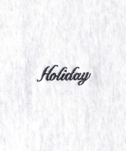 HOLIDAY（ホリデイ）の「ULTRA HEAVY SWEAT HOODIE (Holiday) ウルトラヘビースウェットフーディー (ホリデイ)（パーカー・レディース・ブラック/シルバーグレー・ONE SIZE）」の10枚目の写真