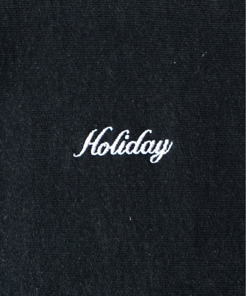 HOLIDAY（ホリデイ）の「ULTRA HEAVY SWEAT HOODIE (Holiday) ウルトラヘビースウェットフーディー (ホリデイ)（パーカー・レディース・ブラック/シルバーグレー・ONE SIZE）」の9枚目の写真