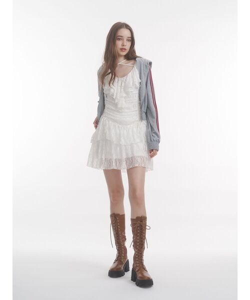 jouetie フリルレースワンピース jouetie（ジュエティ）の「フリルレースワンピース オケージョン