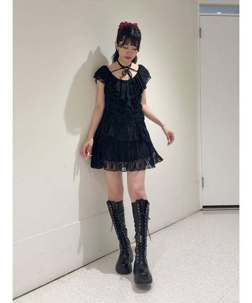 jouetie（ジュエティ）の「カシュクールレトロミニワンピース