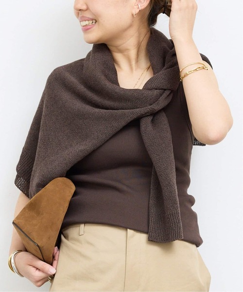 Deuxieme Classe(ドゥーズィエムクラス)の「*rib タンクトップ(タンクトップ・レディース・ブラック/ホワイト/チョコ・FREE)」の20枚目の写真