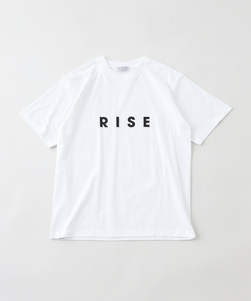 POET MEETS DUBWISE(ポエットミーツダブワイズ)の「POET MEETS DUBWISE(ポエトミーツダブワイズ) RISE Tシャツ RISTS-0561(Tシャツ/カットソー・メンズ・ブラック系その他/ホワイト・LARGE/X-LARGE)」の2枚目の写真