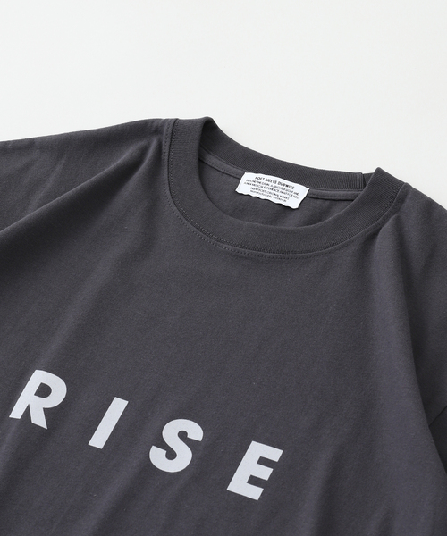 POET MEETS DUBWISE(ポエットミーツダブワイズ)の「POET MEETS DUBWISE(ポエトミーツダブワイズ) RISE Tシャツ RISTS-0561(Tシャツ/カットソー・メンズ・ブラック系その他/ホワイト・LARGE/X-LARGE)」の4枚目の写真