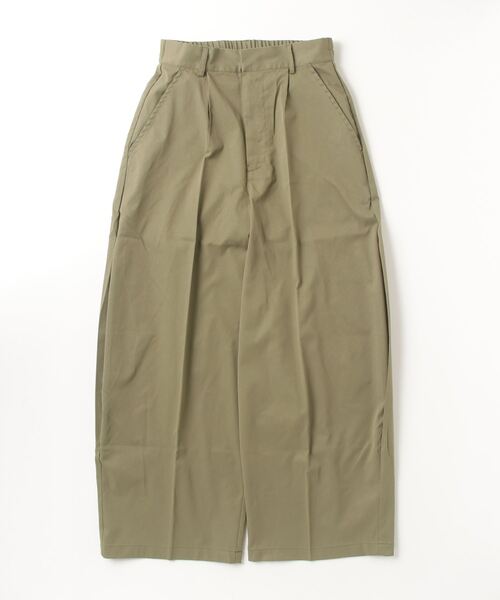 terrace（テラス）の「コクーンワイドチノパンツ（チノパンツ・レディース・ブラック/グレイッシュベージュ/カーキ・MEDIUM）」の11枚目の写真
