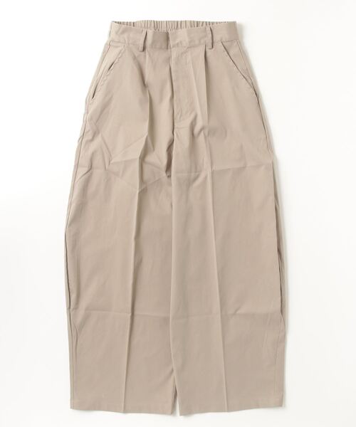 terrace（テラス）の「コクーンワイドチノパンツ（チノパンツ・レディース・ブラック/グレイッシュベージュ/カーキ・MEDIUM）」の12枚目の写真