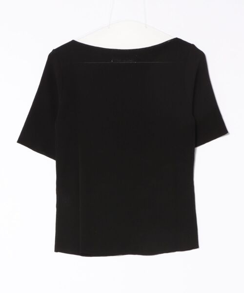 Sawa a la mode（サワアラモード）の「ボートネックサマーニットトップス（ニット/セーター・レディース・ブルー/ブラック/ホワイト/ピンク/グリーン/イエロー・FREE）」の12枚目の写真