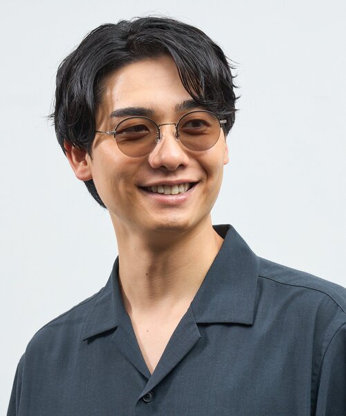 UNITED ARROWS(ユナイテッドアローズ)の「Zoff|UNITED ARROWS オーバル型 サングラス|ユナイテッドアローズ|チタン メタル|軽量|カラーレンズ |UVカット 紫外線対策(サングラス・レディース・ブラウン系その他4/ブラック系その他6/ダークブラウン/ブラック・FREE)」の16枚目の写真