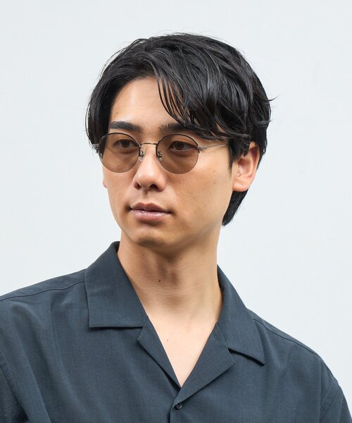 UNITED ARROWS(ユナイテッドアローズ)の「Zoff|UNITED ARROWS オーバル型 サングラス|ユナイテッドアローズ|チタン メタル|軽量|カラーレンズ |UVカット 紫外線対策(サングラス・レディース・ブラウン系その他4/ブラック系その他6/ダークブラウン/ブラック・FREE)」の18枚目の写真