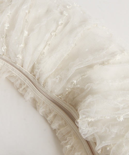 tocco closet（トッコ　クローゼット）の「【ZOZO限定】チュールドットシャーリングショルダーバッグ（ショルダーバッグ・レディース・アイボリー/ブラック・FREE）」の17枚目の写真