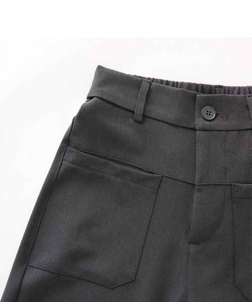 shoppinggo(ショッピングゴー)の「テーパードパンツ アンクル丈 細型 リラックスパンツ(スラックス・レディース・アイボリー/ブラック/グレー/キャメル・M)」の6枚目の写真