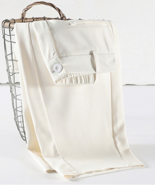 shoppinggo(ショッピングゴー)の「テーパードパンツ アンクル丈 細型 リラックスパンツ(スラックス・レディース・アイボリー/ブラック/グレー/キャメル・M)」の13枚目の写真