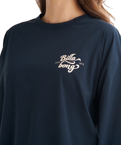BILLABONG(ビラボン)の「BILLABONG レディース MORFY LS TEE RASH 長袖ラッシュガード 【2025年夏モデル】/ビラボンバックプリント水陸両用速乾UVケア長袖ラッシュガード(水着)(ラッシュガード・レディース・ブラック/ホワイト×ブラック/エンジ・MEDIUM/LARGE)」の13枚目の写真