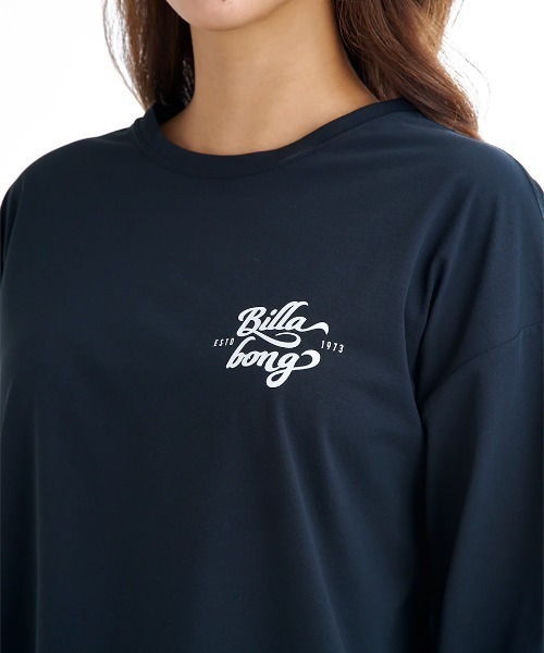 BILLABONG(ビラボン)の「BILLABONG レディース MORFY LS TEE RASH 長袖ラッシュガード 【2025年夏モデル】/ビラボンバックプリント水陸両用速乾UVケア長袖ラッシュガード(水着)(ラッシュガード・レディース・ブラック/ホワイト×ブラック/エンジ・MEDIUM/LARGE)」の19枚目の写真