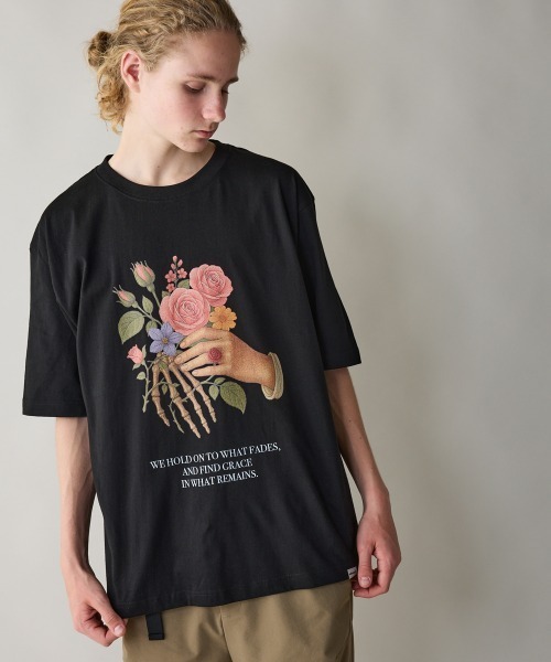 rehacer（レアセル）の「rehacer : The Remains Relax Fit T-shirt / ザ リメインズ リラックス フィット Tシャツ（Tシャツ/カットソー・メンズ・ブラック/ホワイト・SMALL/MEDIUM/LARGE/X-LARGE）」の12枚目の写真