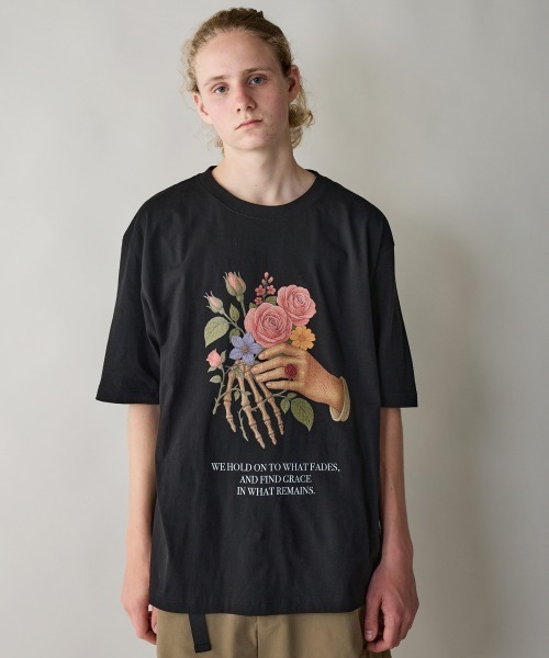 rehacer（レアセル）の「rehacer : The Remains Relax Fit T-shirt / ザ リメインズ リラックス フィット Tシャツ（Tシャツ/カットソー・メンズ・ブラック/ホワイト・SMALL/MEDIUM/LARGE/X-LARGE）」の10枚目の写真