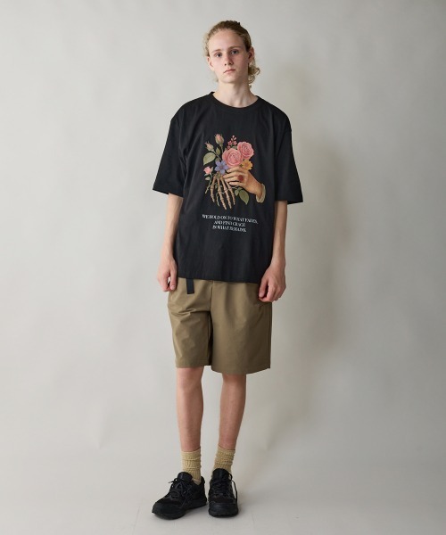 rehacer（レアセル）の「rehacer : The Remains Relax Fit T-shirt / ザ リメインズ リラックス フィット Tシャツ（Tシャツ/カットソー・メンズ・ブラック/ホワイト・SMALL/MEDIUM/LARGE/X-LARGE）」の8枚目の写真