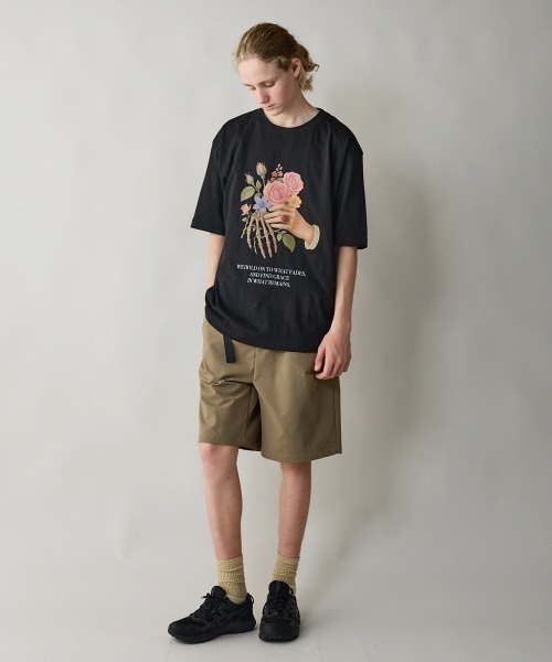 rehacer（レアセル）の「rehacer : The Remains Relax Fit T-shirt / ザ リメインズ リラックス フィット Tシャツ（Tシャツ/カットソー・メンズ・ブラック/ホワイト・SMALL/MEDIUM/LARGE/X-LARGE）」の7枚目の写真