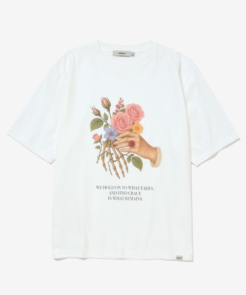 rehacer（レアセル）の「rehacer : The Remains Relax Fit T-shirt / ザ リメインズ リラックス フィット Tシャツ（Tシャツ/カットソー・メンズ・ブラック/ホワイト・SMALL/MEDIUM/LARGE/X-LARGE）」の6枚目の写真