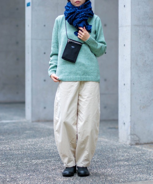 aran WOOLLEN MILLS（アランウーレンミルズ）の「[aran] SUPERSOFT MERINO WOOL SWEATER  / スーパーソフトメリノウールセーター（ニット/セーター・レディース・サンドベージュ/コーラルピンク/ミント・M/S）」の12枚目の写真