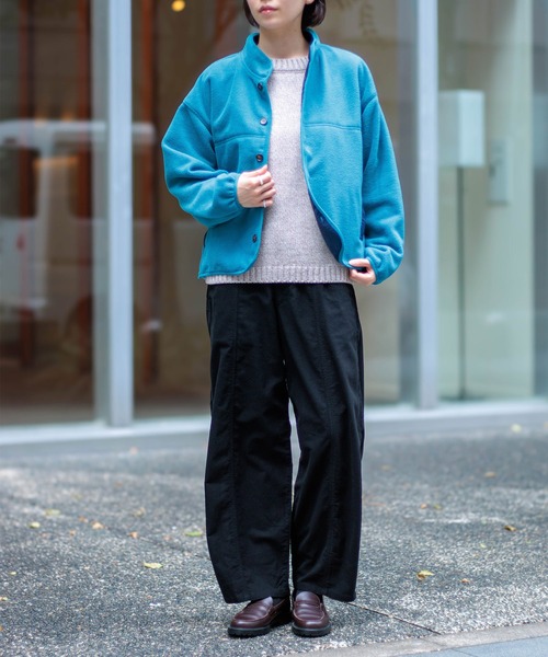 aran WOOLLEN MILLS（アランウーレンミルズ）の「[aran] SUPERSOFT MERINO WOOL SWEATER  / スーパーソフトメリノウールセーター（ニット/セーター・レディース・サンドベージュ/コーラルピンク/ミント・M/S）」の16枚目の写真