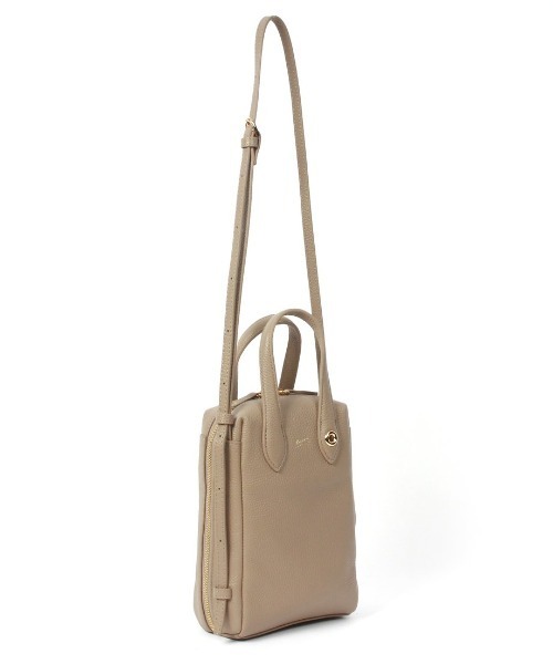 Beau're（ヴュレ）の「【BEAURE/ビュレ】Vertical ポシェット（ショルダーバッグ・レディース・ブラック/シルバー/ベージュ系/ライトグリーン・FREE）」の3枚目の写真