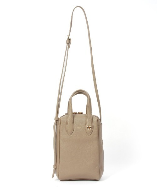 Beau're（ヴュレ）の「【BEAURE/ビュレ】Vertical ポシェット（ショルダーバッグ・レディース・ブラック/シルバー/ベージュ系/ライトグリーン・FREE）」の7枚目の写真