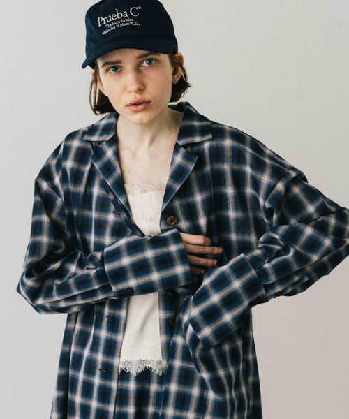 CREDONA（クレドナ）の「LACE CAMI/レースキャミ（キャミソール・レディース・アイボリー/ネイビー・FREE）」の16枚目の写真