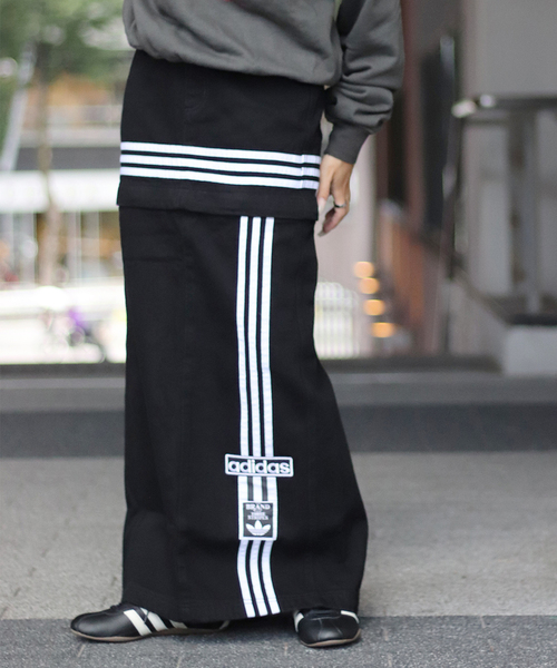 BEAMSスカートadidas BY STELLAMCCARTNEYスカート2点 adidas KNITTED SKIRT BLACK （アディダス ニット スカート