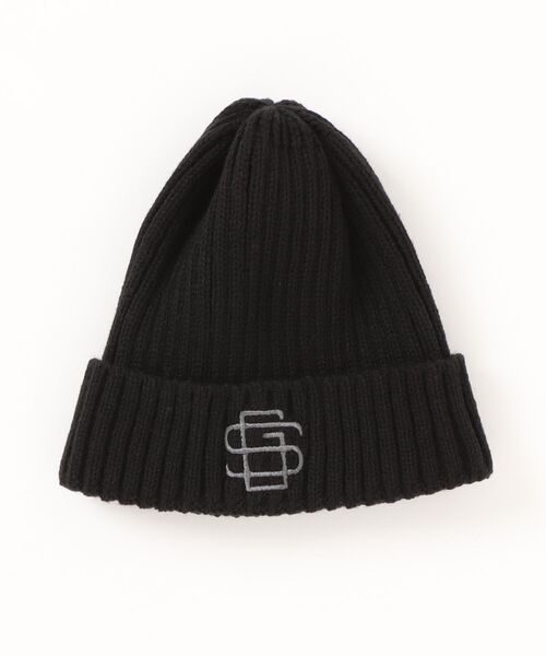 GROOVY COLORS（グルービーカラーズ）の「GROOVY Knit Cap（ニットキャップ/ビーニー・キッズ・ブラック/ベージュ/オレンジ・L/M）」の4枚目の写真