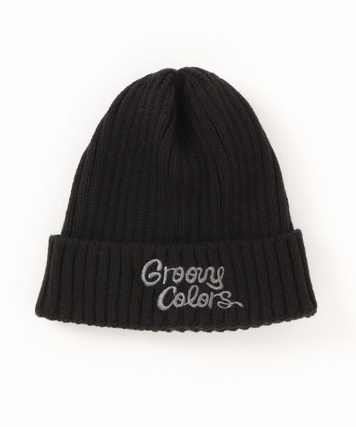 GROOVY COLORS（グルービーカラーズ）の「GROOVY Knit Cap（ニットキャップ/ビーニー・キッズ・ブラック/ベージュ/オレンジ・L/M）」の5枚目の写真