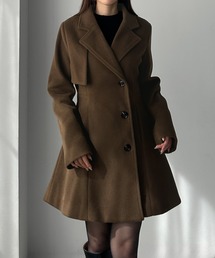 チェスターコート（ブラウン/茶色系・ミドル丈）ファッション