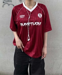 ストライプユニフォームTシャツ