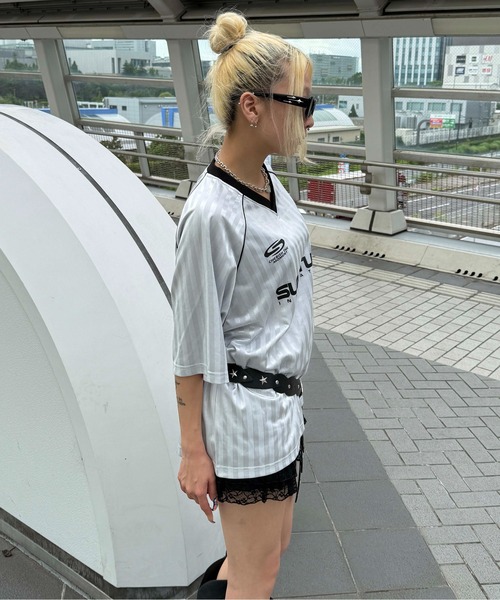 ストライプユニフォームTシャツ（Tシャツ/カットソー）｜sedacle