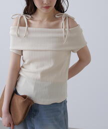 FREE'S MART | 肩リボンオフショルカットソー(Tシャツ/カットソー)