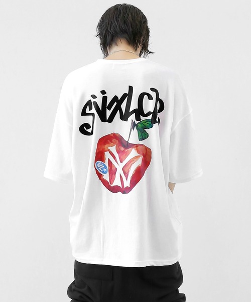 minsobi(ミンソビ)の「ブルームインブルーTシャツ(Tシャツ/カットソー・メンズ・ホワイト/ブラック/ホワイト系その他/ブラック系その他・FREE)」の3枚目の写真
