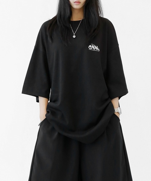 minsobi(ミンソビ)の「ブルームインブルーTシャツ(Tシャツ/カットソー・メンズ・ホワイト/ブラック/ホワイト系その他/ブラック系その他・FREE)」の20枚目の写真