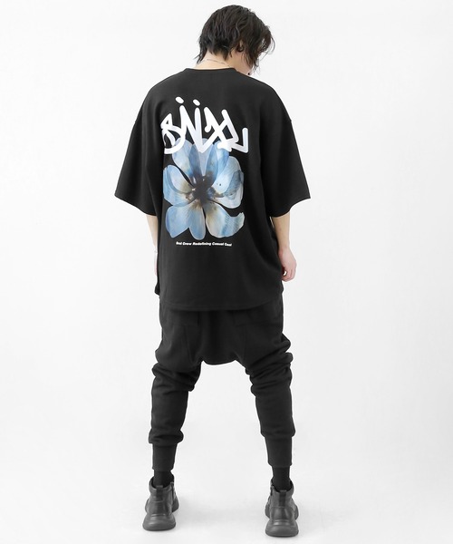 minsobi(ミンソビ)の「ブルームインブルーTシャツ(Tシャツ/カットソー・メンズ・ホワイト/ブラック/ホワイト系その他/ブラック系その他・FREE)」の9枚目の写真