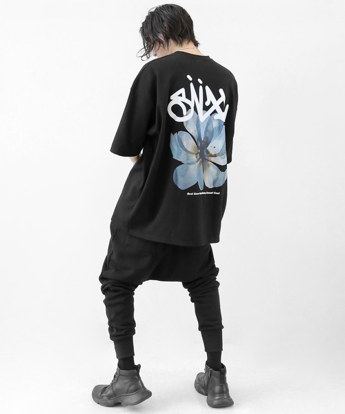 minsobi(ミンソビ)の「ブルームインブルーTシャツ(Tシャツ/カットソー・メンズ・ホワイト/ブラック/ホワイト系その他/ブラック系その他・FREE)」の10枚目の写真