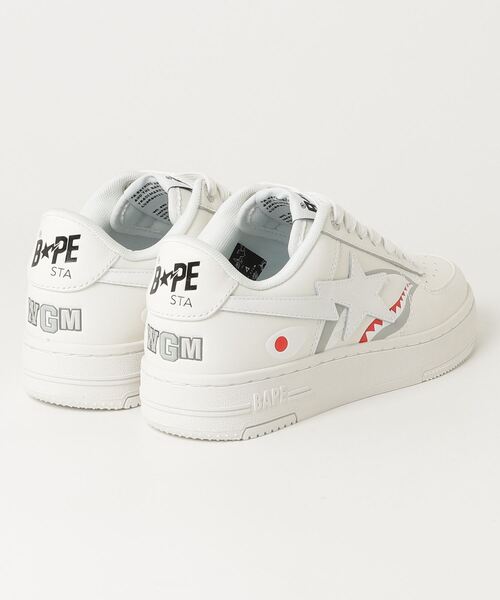 A BATHING APE(アベイシングエイプ)の「BAPE STA SHARK #2(スニーカー・レディース・ブラック/ホワイト/パープル・6/5/4)」の11枚目の写真