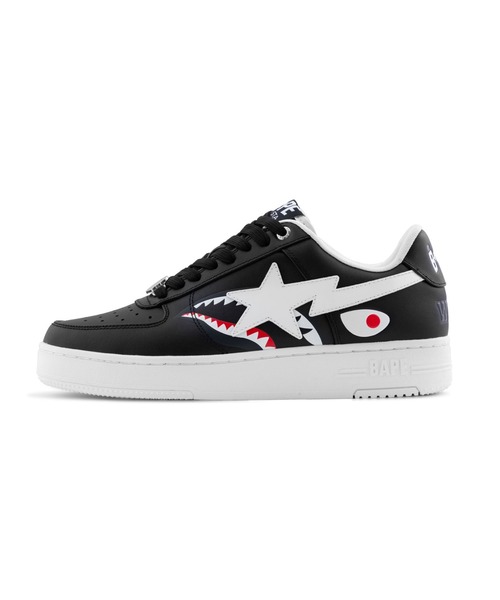 A BATHING APE(アベイシングエイプ)の「BAPE STA SHARK #2(スニーカー・レディース・ブラック/ホワイト/パープル・6/5/4)」の16枚目の写真