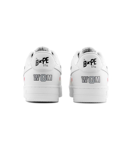 A BATHING APE(アベイシングエイプ)の「BAPE STA SHARK #2(スニーカー・レディース・ブラック/ホワイト/パープル・6/5/4)」の18枚目の写真
