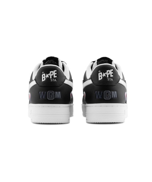 A BATHING APE(アベイシングエイプ)の「BAPE STA SHARK #2(スニーカー・レディース・ブラック/ホワイト/パープル・6/5/4)」の19枚目の写真