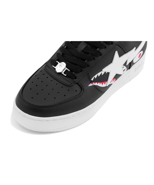 A BATHING APE(アベイシングエイプ)の「BAPE STA SHARK #2(スニーカー・レディース・ブラック/ホワイト/パープル・6/5/4)」の22枚目の写真
