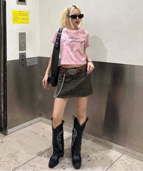 sedacle girl（セダクルガール）の「ローライズレオパードミニスカート（スカート・レディース・ブラウン・SMALL/MEDIUM）」の9枚目の写真