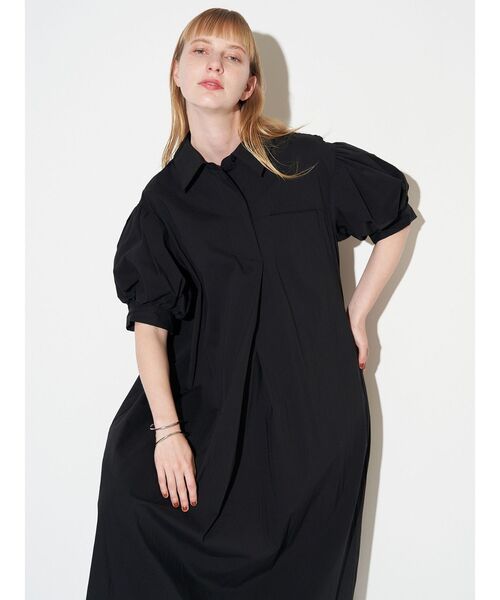 ELENDEEK(エレンディーク)の「フォルムシャツワンピース(ワンピース・レディース・グレー/ブラック/ベージュ・02/01)」の8枚目の写真