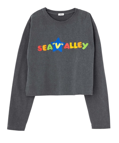 SEA(シー)の「GRAPHIC L/S TEE (TOY)(Tシャツ/カットソー・レディース・チャコールグレー/ホワイト・0/1/2)」の8枚目の写真