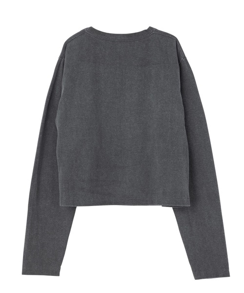 SEA(シー)の「GRAPHIC L/S TEE (TOY)(Tシャツ/カットソー・レディース・チャコールグレー/ホワイト・0/1/2)」の9枚目の写真