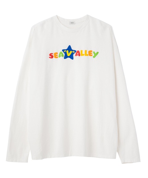 SEA(シー)の「GRAPHIC L/S TEE (TOY)(Tシャツ/カットソー・レディース・チャコールグレー/ホワイト・0/1/2)」の10枚目の写真